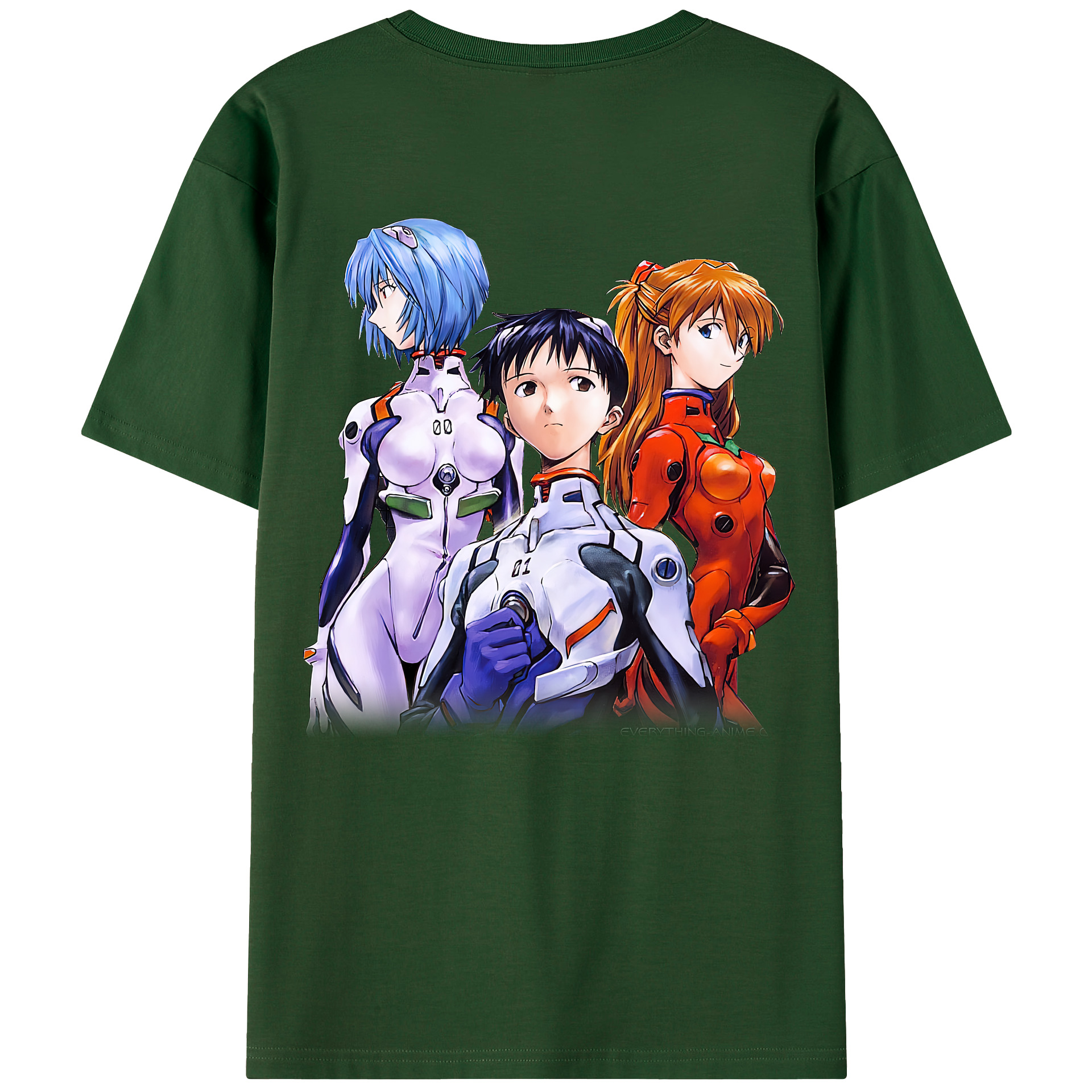 （画像用） EVA 新世紀エヴァンゲリオン 綿100％半袖Tシャツ（背面プリント）